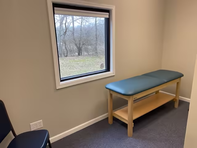 Treatment room with a view